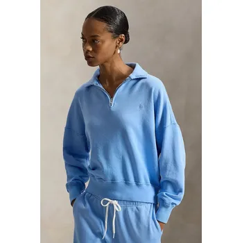 Dámská mikina Mikina Polo Ralph Lauren 211B18686 modrá 50X, vel. XL