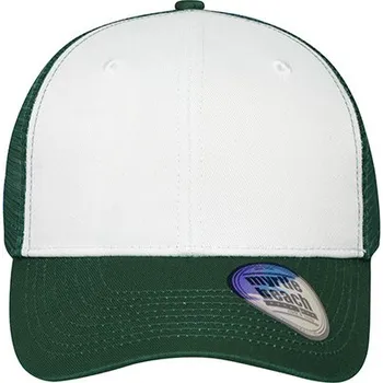 Kšiltovka Myrtle beach Unisex kšiltovka MB6239 White-Dark Green one size