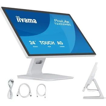 Monitor iiyama T2452MSC-W1AG 24" dotykový monitor IPS LED DeepContrast PCAP+ s rozlišením FHD a antireflexní vrstvou 0