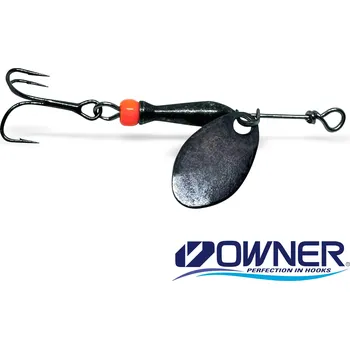 Umělá nástraha Rotačka Jigovky.cz Classic 000 Black (Black/Orange body)