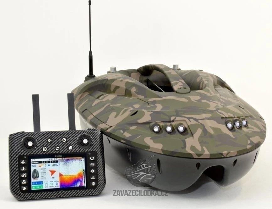 VM Technology s.r.o. VMTech Zavážecí loďka EchoPilot 20Ah, Camo