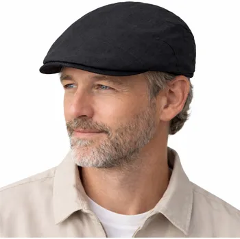 Čepice Pánská černá letní bekovka - Fiebig Velikost: 61 cm (XL)