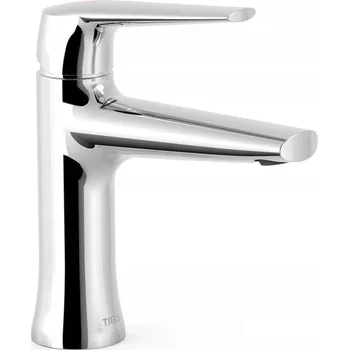 Vodovodní baterie Stojánková umyvadlová baterie Tres Fuji, stříbrná