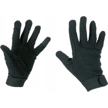 Jezdecké rukavice Jezdecké rukavice Baumwolle Jersey, černé, vel. S, Covalliero