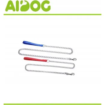 Vodítko pro psa Silné řetězové vodítko pro psa, robustní provedení