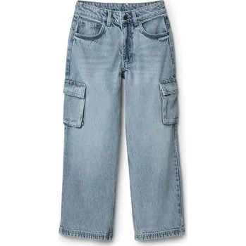 Dámské džíny 722755 - Tchibo - Dětské džíny wide leg – střih »Lena« - dámské - vel. 146