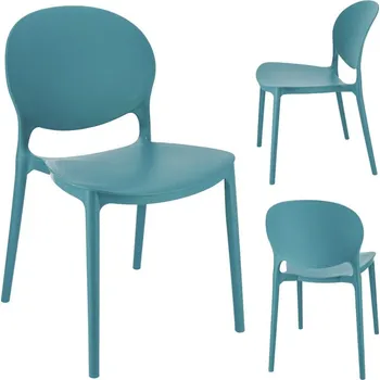 Jídelní židle Plastová židle Stylo JUSTIN - mořská