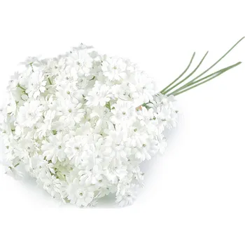umělá květina Umělá kytice achillea, barva 1 bílá