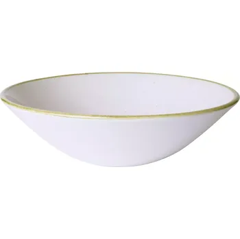 Talíř Hluboký talíř Churchill Stonecast Barley White, průměr: 196 mm