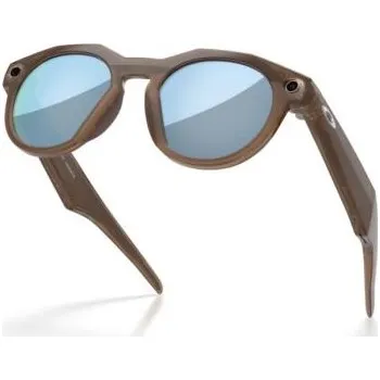 Sluneční brýle Meta Oakley Meta HSTN Smart Glasses - Brown Smoke, Prizm Deep Water Polarized