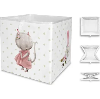 Úložný box Butter Kings little mouse, 32 × 32 cm