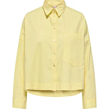 Dámská halenka ŽLUTÁ KOŠILE DÁMSKÁ KRÁTKÁ Only