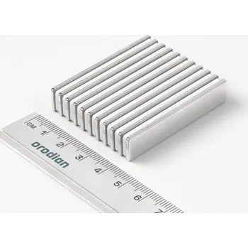 Dekorativní magnet Neodymový magnet kvádr 50×10×2 mm – N38