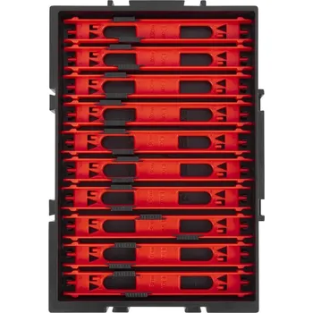 Rybářský háček Kostřička Preston Interlok Winder Tray Červená 13cm