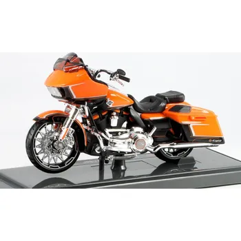 autíčko Harley Davidson CVO Road Glide 2022 oranžová 1:18 - Maisto Harley Davidson CVO - kovový model