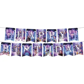 Party dekorace Závěsná dekorace na oslavu narozenin - HAPPY BIRTHDAY - KPOP (A) (Značka: HAPPY LIFE)