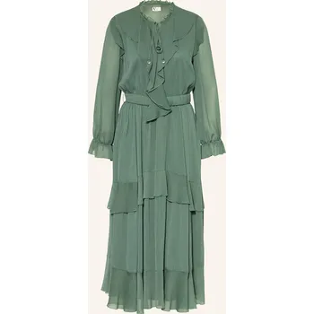 Dámské šaty V By Vera Mont Dámské Šaty S Volány, zelená, 42