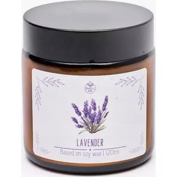 Svíčka Sójová vonná svíčka LAVENDER PAVONCELLA 1 ks