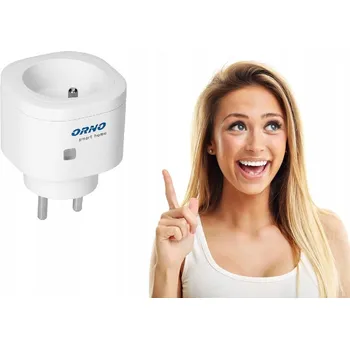 Elektrická zásuvka Orno Dálkově ovládaná Elektrická Zásuvka bílá
