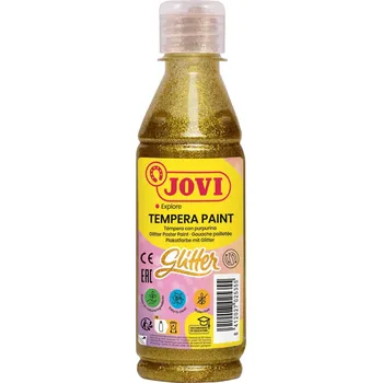 Výtvarná barva Temperová barva JOVI PREMIUM 250 ml, glitrová - Zlatá