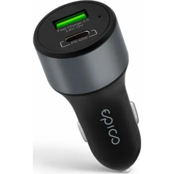 iStores by Epico 45W PD CAR CHARGER - space gray
