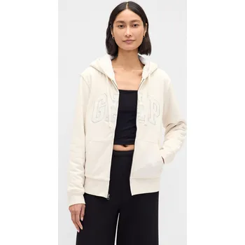 Dámská mikina GAP Dámská Zateplená mikina Logo Sherpa 804073-02 Velikost: XL Tričko zdarma při nákupu nad 3000,-!