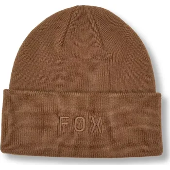 Kšiltovka Fox Wordmark Beanie walnut