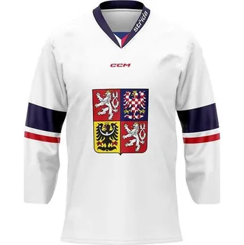 Sport Nový dres české hokejové reprezentace Roman Červenka #10 2023/2024 CCM Fandres replica - bílý Velikost: 2XL