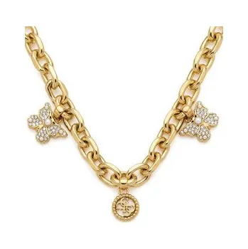 Náhrdelník Guess Set náušnice a náhrdelník JUBN06 129JW Zlatá OS