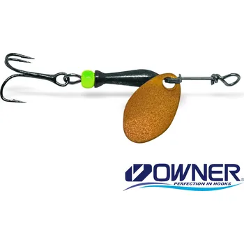 Umělá nástraha Rotačka Jigovky.cz Classic 0 Orange (Black/Chartreuse body)