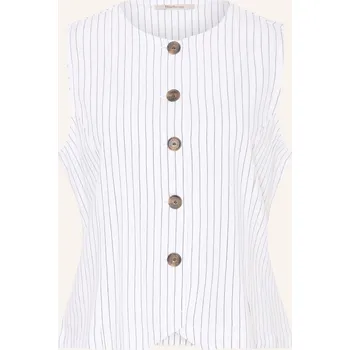 Dámská vesta Barbour Dámské Sako Sloane, bílá / tmavě šedá, 34