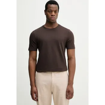 Pánské oblečení Tričko BOSS 50452680 hnědá 89X, vel. M