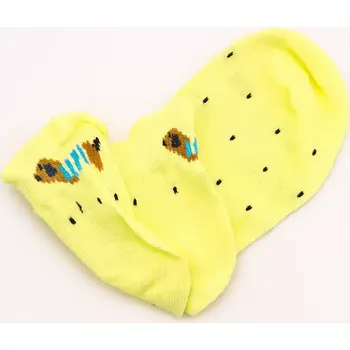 Dámské ponožky Dámské ponožky s psím motivem – roztomilý design - Zlatá