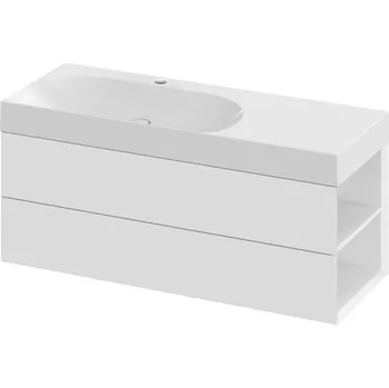 RAVAK Nábytkový set Ravak Lite, skříňka 120 pod umyvadlo bílá, pravá, umyvadlo Lite 120 nábytkové bílé X000001891;XJXP1212000