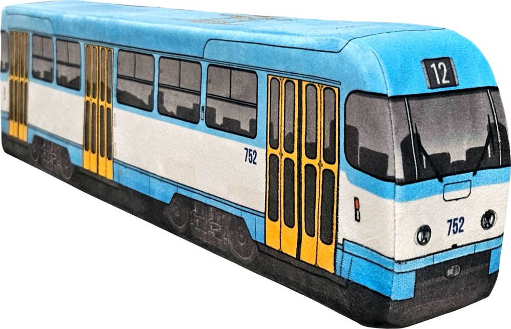 Plyšová Tramvaj (Barva tramvaje: Modrá)