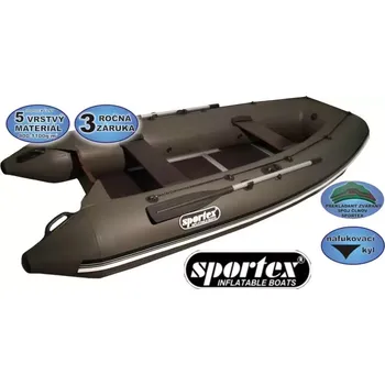 Člun čl.-Shelf pevná pod.se střed.kýl.310cm šed