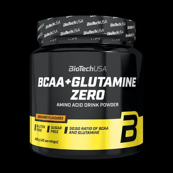 Fitness BioTech BCAA + Glutamine Zero 480 g Příchuť: pomeranč