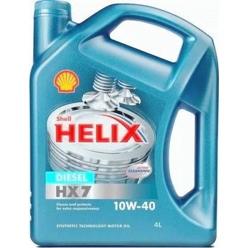 Motorový olej Motorový olej SHELL 10W-40 HELIX DIESEL / HX7 4x4L