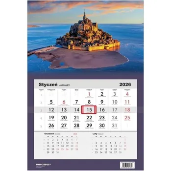 Kalendář Kalendář 2026 Jednodílný Svatý Michal Francie Helma