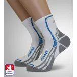 KS-RUN ponožky multisport, BĚH, CYKLO 42-44 Bílá