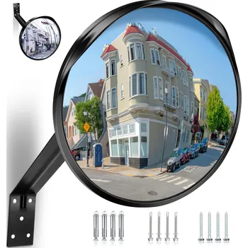 Zrcadlo Zrcadlo zrcadlo vypouklé Ayaq kulaté akrylátové 50 cm