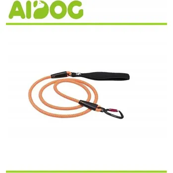 Vodítko pro psa Oranžová vodítko pro psa s pohodlným úchopem