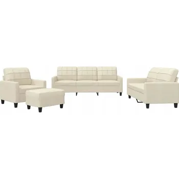 Pohovka Pohovka VidaXL 198 x 77 cm umělá kůže bílá