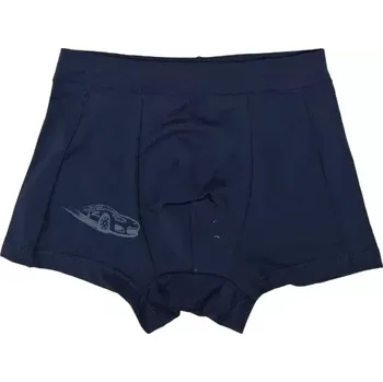 Chlapecké modalové boxerky Autíčko - 98-104 / tmavě modrá