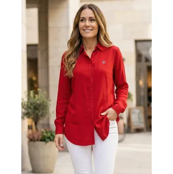 Dámská košile Dámská košile ALTISPORT ELOISA ČERVENÁ XL