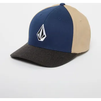 Kšiltovka Kšiltovka Volcom Full Stone Hthr Flexfit Hat - Dust Bowl Indigo Velikost: S/M