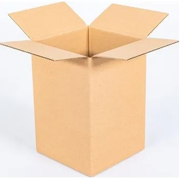 Obalový materiál Kartonová krabice klopová 200x200x300 mm 3VVL B 380g/m2 hnědá - paleta 2040 ks