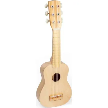Dětské zboží BIGJIGS Dřevěná kytara - přírodní