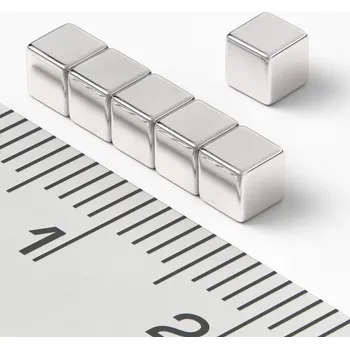 Dekorativní magnet Neodymový magnet kostka 3×3×3 mm - N52