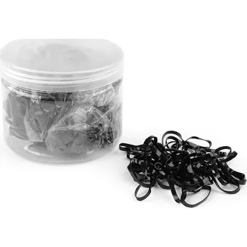 Malé gumičky do vlasů / na balení v dóze